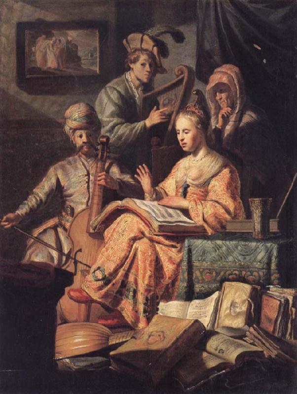 REMBRANDT Harmenszoon van Rijn Musical Company